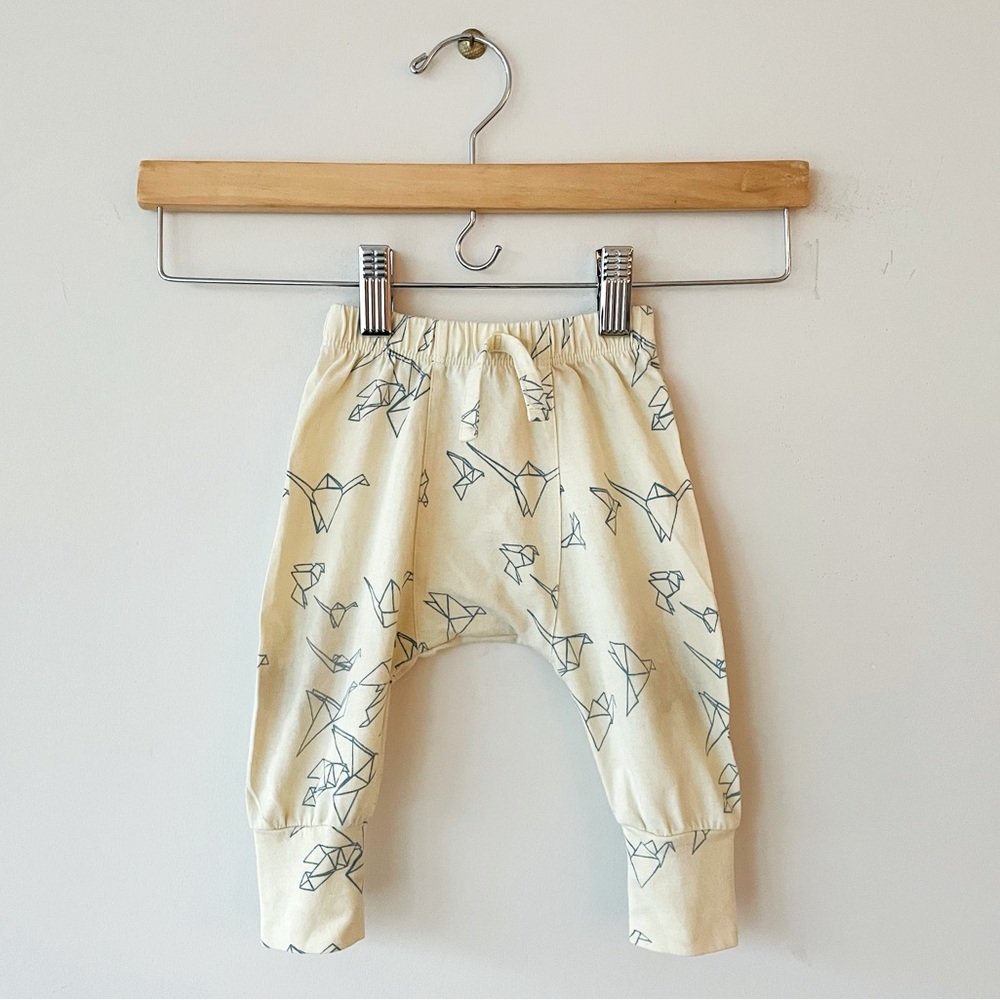 Kate Quinn organic cotton panda pants baggy paper crane sweatpants